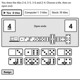 Dominoes gameplay screenshot
