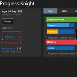 Progress Knight gameplay screenshot