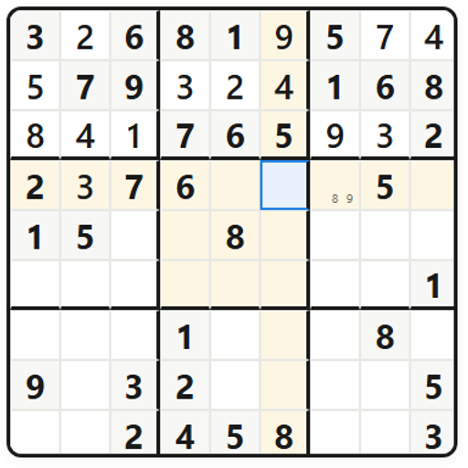 Sudoku Flow gameplay screenshot